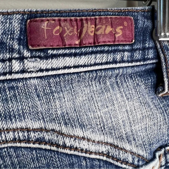 Y2K Foxy Jeans Cropped Straight Leg Jeans Size 29 - Picture 8 of 11